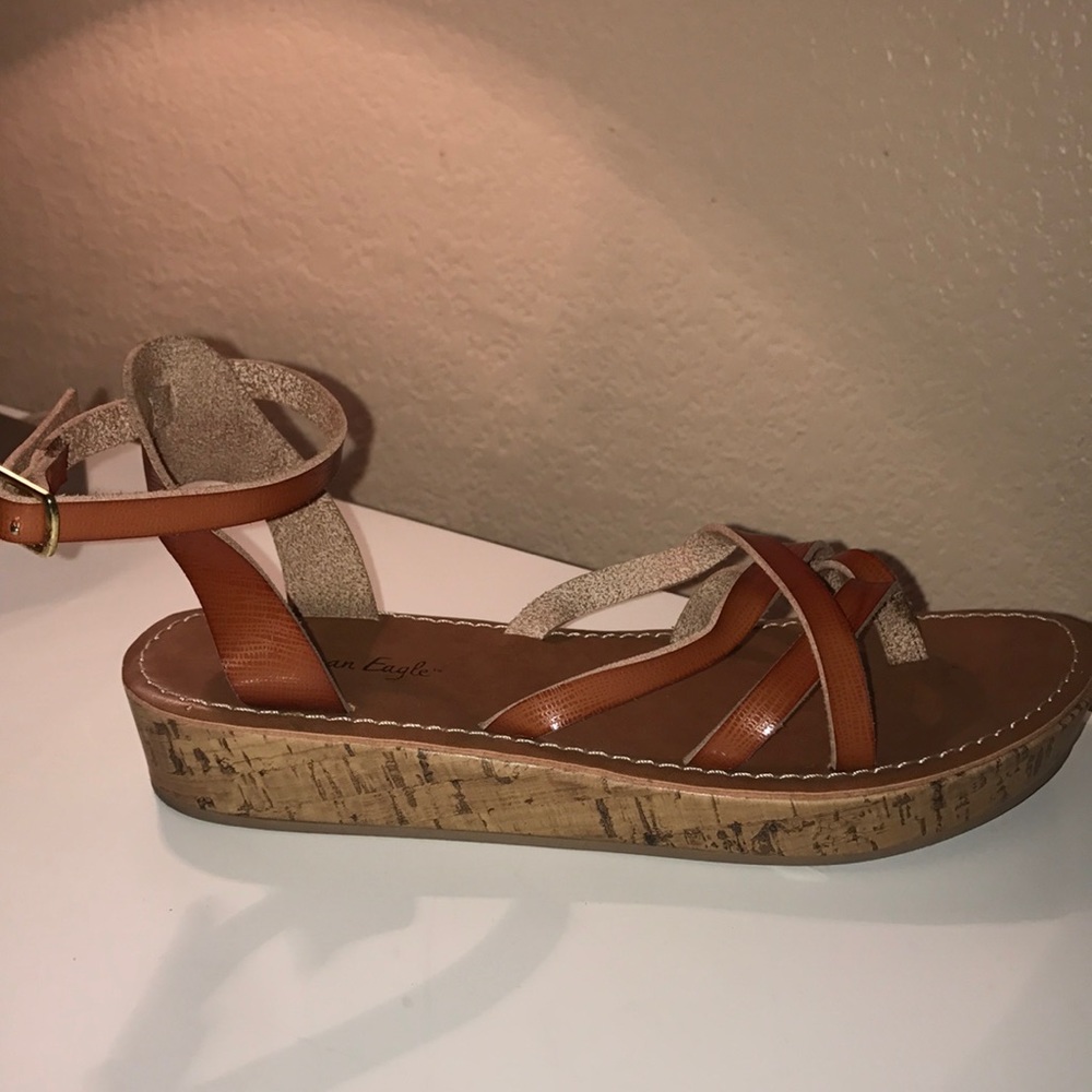 strappy platform sandals